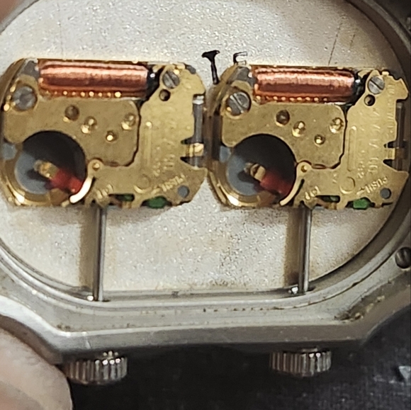 Rare vintage Philip Stein teslar dual time clock - Picture 4 of 11